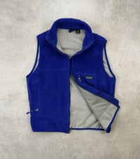 Image 3 of Patagonia Retro-X Fleece Vest Blue Vintage Medium Mens 