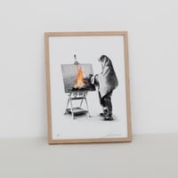 Image 1 of Miniprint Au coin du Feu - Main Edition AP