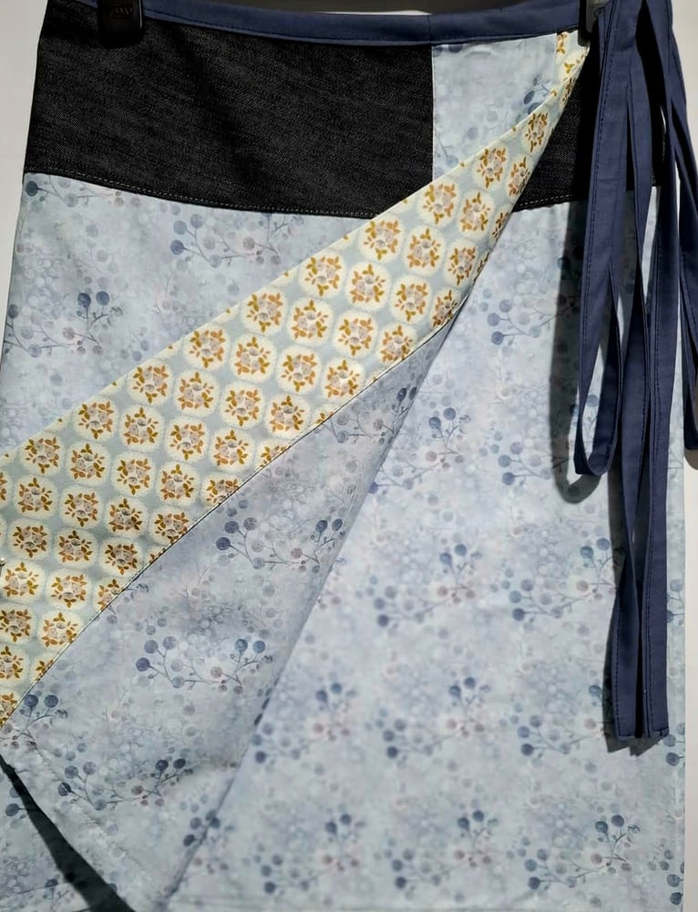 Image of Longer Wrap Skirt #1