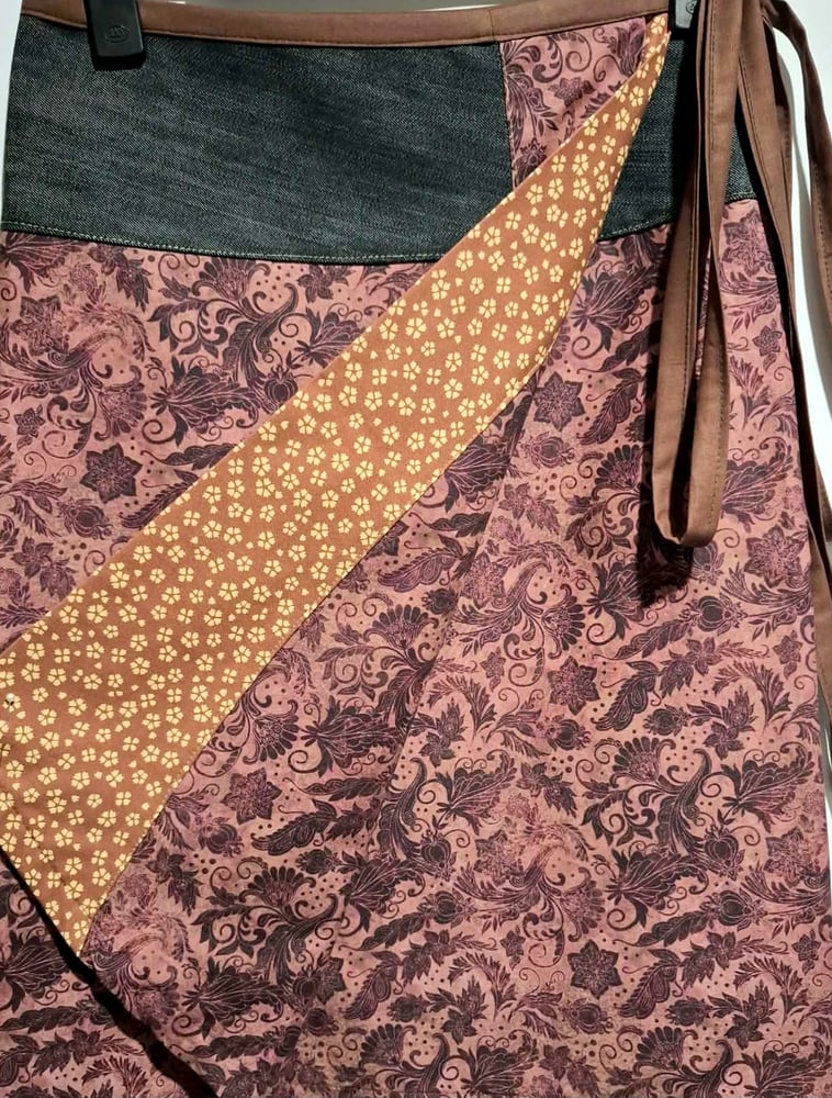 Image of Longer Wrap Skirt #2