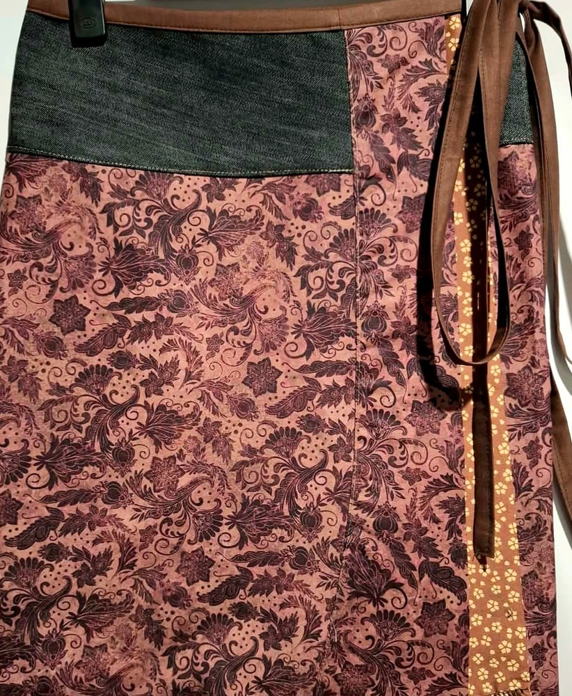Image of Longer Wrap Skirt #2