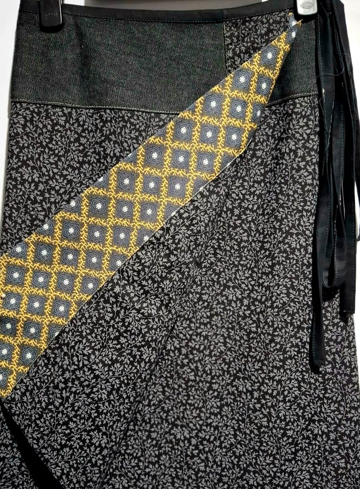 Image of Longer Wrap Skirt #3