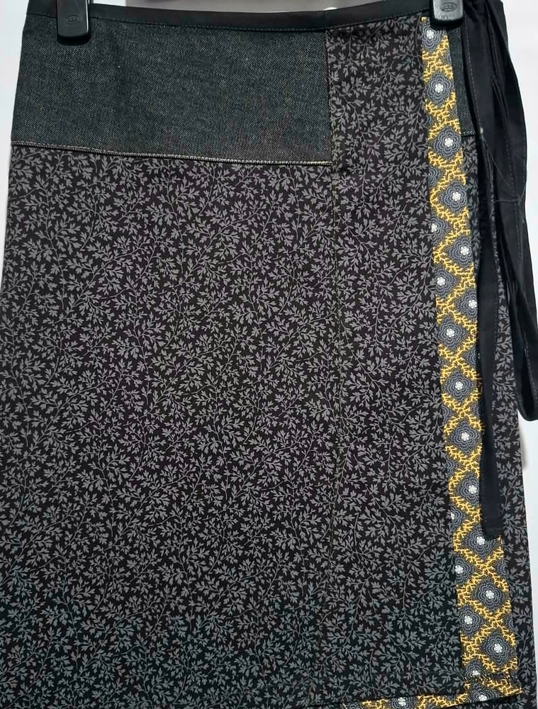 Image of Longer Wrap Skirt #3