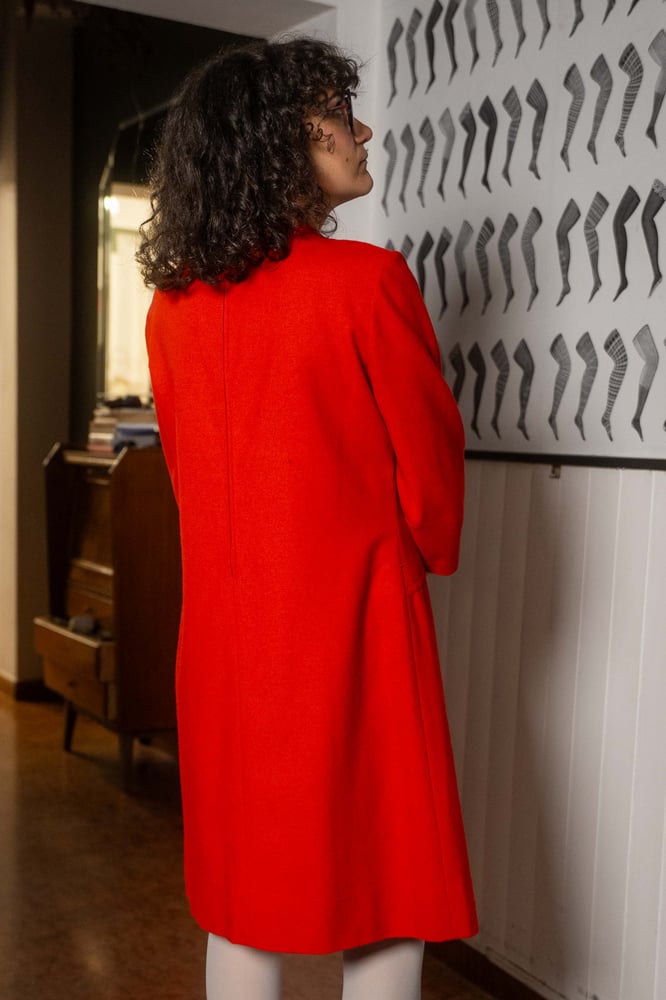 Image of Abito rosso 60s