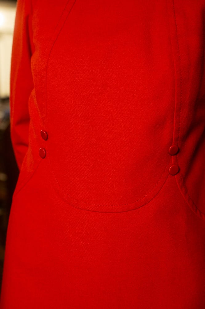 Image of Abito rosso 60s