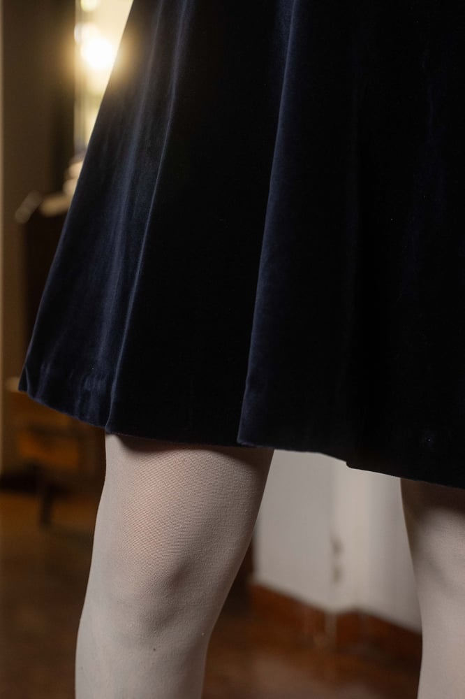 Image of Abito in velluto Blu
