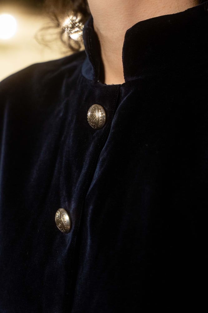 Image of Abito in velluto Blu