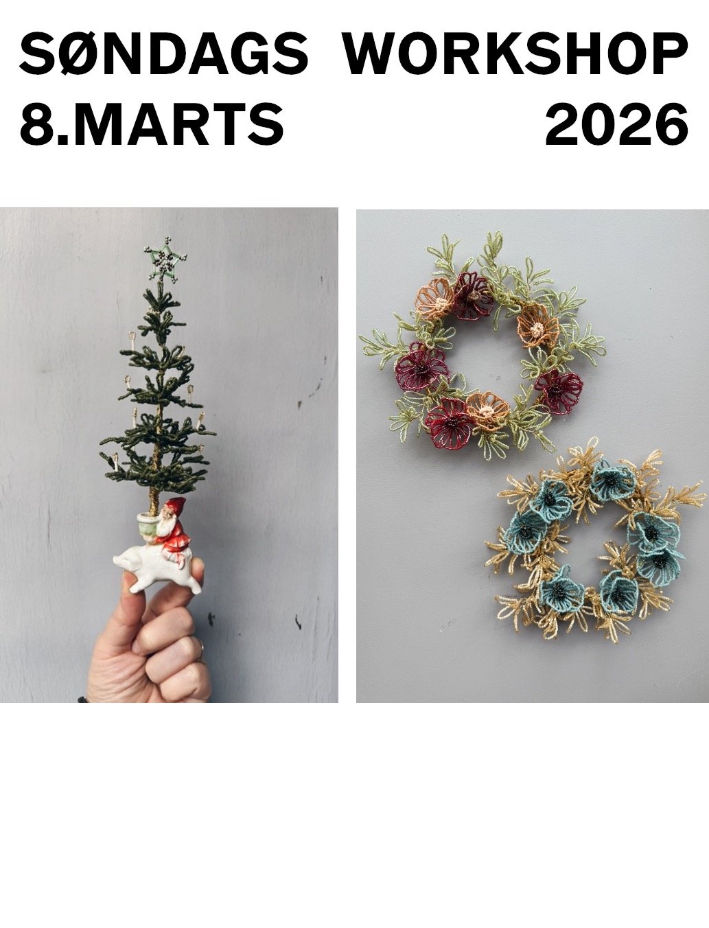 Søndags workshop d.8.marts 2026