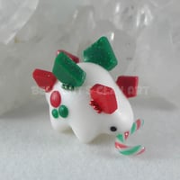 Image 2 of Kawaii Christmas Stegosaurus