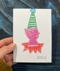 Elf ! Handmade print 