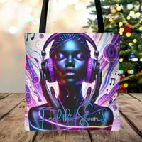 Image 6 of Music Lover Bag — Neon Rhythm Two-Sided Music Tote