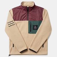 Image 1 of  SUAVITO Fleece · Beige /Burgundy