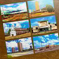 Image 1 of Landmarks of Change Postcard set of 6 views of Manchester and Salford 