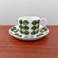 Image 1 of Gustavsberg Berså Tea Cup with Saucer