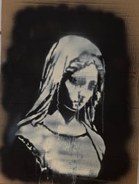 Mary on cardboard #2