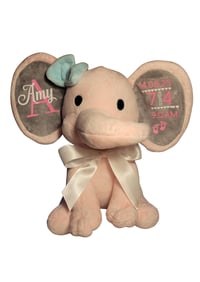 Image 1 of Personalised Birth Announcement Elephant