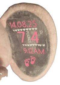 Image 3 of Personalised Birth Announcement Elephant