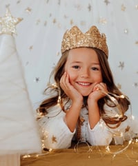 Image 2 of Luciole et Petit Pois Gold sequins crown