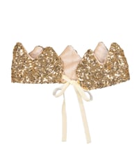 Image 4 of Luciole et Petit Pois Gold sequins crown