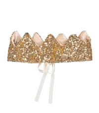 Image 1 of Luciole et Petit Pois Gold sequins crown