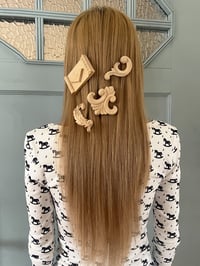 Image 1 of Handmade Wooden Hair Clip