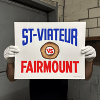 Image 3 of Bagel Wars Screen Print