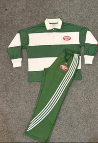 Purpose built polo set green/white