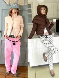 Image 1 of Two-Piece Cape Down Jacket Set