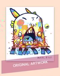 Image 1 of Hungry rabbit - original