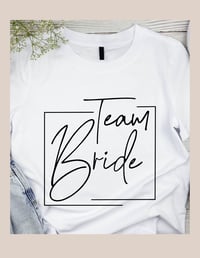 Image 5 of Bridal Party T-Shirts in Modern Script