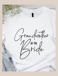 Image 9 of Bridal Party T-Shirts in Modern Script