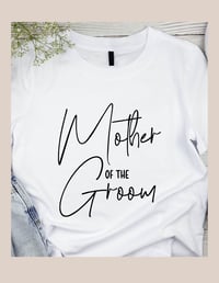 Image 7 of Bridal Party T-Shirts in Modern Script