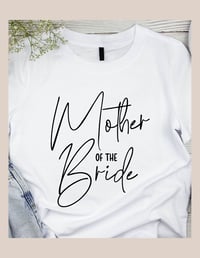 Image 6 of Bridal Party T-Shirts in Modern Script