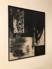 Image 2 of collage with Indian ink on silk