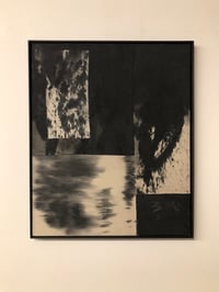 Image 3 of collage with Indian ink on silk