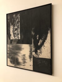 Image 4 of collage with Indian ink on silk