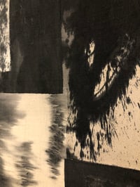 Image 5 of collage with Indian ink on silk