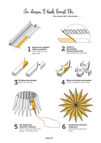 Image 2 of Ebook Goldpapiersterne / Paperstars