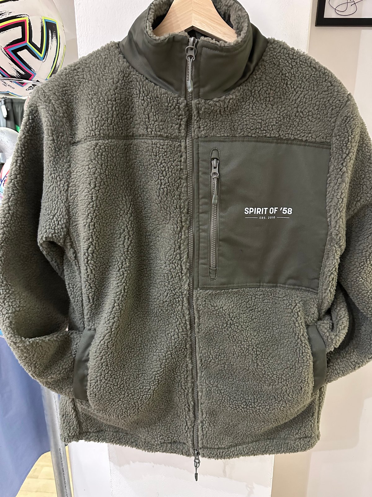 Image of Spirit of 58 Sherpa Fleece in Khaki 
