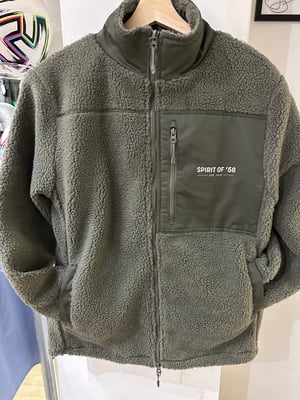 Image of Spirit of 58 Sherpa Fleece in Khaki 