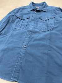 Image 3 of Patagonia Topo Canyon Moleskin Shirt Navy Medium Mens 