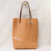 Image 1 of Crumpled Soft Shopping Tote in tan