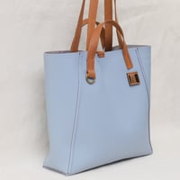 Image 2 of Twin-handled Tote in pebbled sky