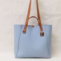 Image 1 of Twin-handled Tote in pebbled sky