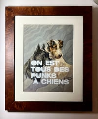 Image 1 of Aquarelle encadreé ON EST TOUS…