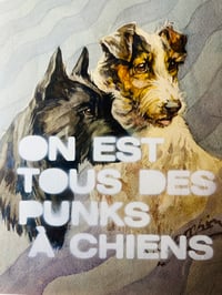 Image 2 of Aquarelle encadreé ON EST TOUS…