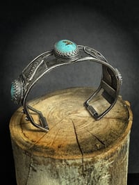 Image 2 of Sterlilng Silver Cuff with Turquoise