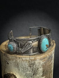 Image 3 of Sterlilng Silver Cuff with Turquoise