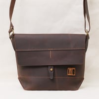 Image 1 of Pudgy Messenger in dark reddish brown