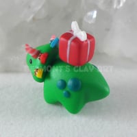 Image 3 of 🎄 Kawaii Christmas Tree Triceratops - Mini Holiday Edition